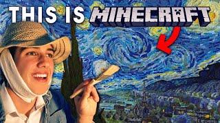 I Built Starry Night in Minecraft!