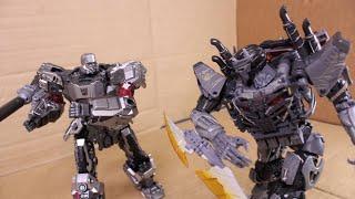 Transformers stop motion Megatron vs Scourge