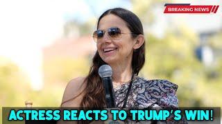 Trump Wins: Actress Shares Emotional Reaction to the Victory!