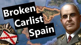 Turns out Carlist Spain was BROKEN the Whole Time - HOI4