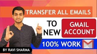 How To Transfer Emails From One Gmail Account To Another| Gmail Tutorial