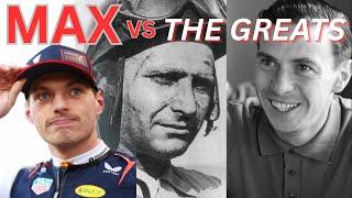 MAX vs the F1 GREATS by Peter Windsor