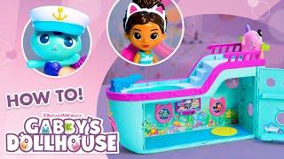 How to Use the Gabby Cat Friend Ship | Gabby’s Dollhouse | Toys for Kids