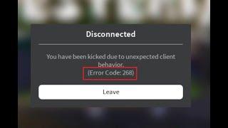 Ошибка 268 в Roblox (КАК ИСПРАВИТЬ!)