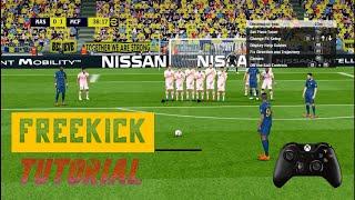 PES 2017 Trick, FREE KICK Tutorial 100% GOALL