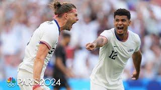 Walker Zimmerman goes WILD after putting U.S. up 2-0 on New Zealand | Paris Olympics | NBC Sports