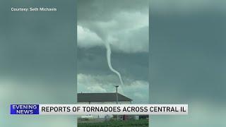 Reports of tornadoes across Central Illinois — WGN Evening News (4 p.m.)