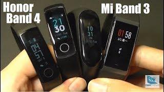 Honor Band 4 vs. Mi Band 3 vs. Honor Band 3 vs. Amazfit Cor