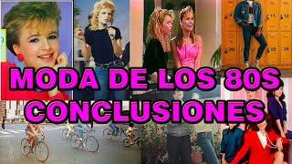 Moda de los 80s conclusiones