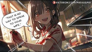 Yandere Insane Crazy Housewife Pins You Down & Makes You Hers ASMR | Yandere ASMR Roleplay