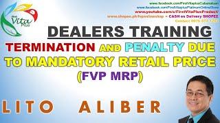 FVP TERMINATION and PENALTY due to Mandatory Retail Price (MRP) #fvpBusiness #fvpDealer #fvpTraining