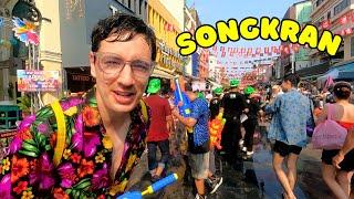 Songkran INSANITY! We SURVIVED Bangkok's WILDEST Water Fight! 