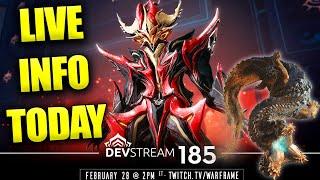 Warframe Devstream 185 Free Loot And Items Protoframe Info MORE!