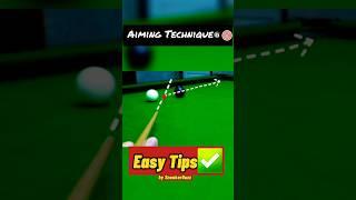 Aiming Trick Revealed[Viral]#snooker #tipsandtricks #shorts