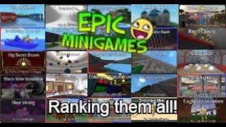 Ranking all the minigames in Epic minigames (Roblox)