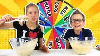 MYSTERY WHEEL OF CAKE CHALLENGE!!!