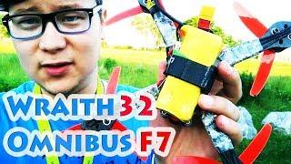  Мой самый навороченный квадрик. Первый тест!! [Wraith32 + Omnibus F7 / Airbot]