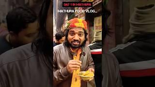 DAY 1 || Mathura Food Vlog || #mathura #foodlover #travelvlog