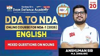 Mixed Questions on Nouns  English | Strategy For NDA-I Written Exam