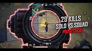 SOLO VS SQUAD MONTAGE | MICK MVP | 60 FPS PUBGM