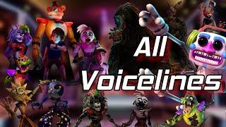 FNaF: Security Breach All Voicelines Remake (with subtitles)