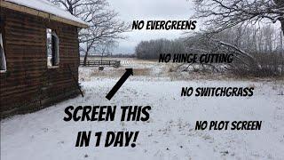 SCREEN HUNTER ACCESS TODAY! The best screen to block sight, sound, and scent--and it's up in 1 day!