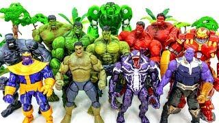 Marvel Avengers HULK, RED HULK, HULK SMASH Collection GO! #Toysplaytime