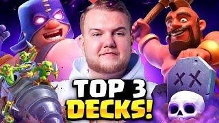TOP 3 BEST EXECUTIONER EVOLUTION DECKS IN CLASH ROYALE!