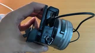 How to Charge Sony a6000 Camera | Sony Camera Charging the battery pack