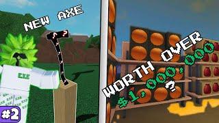 Buying TONS Of LIMITEDS And Axe Upgrade | Lumber Tycoon 2 Let's Play #2