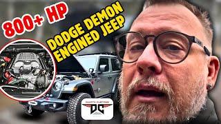 800+ HP Dodge Demon Engined Jeep Rubicon by Dakota Customs – A Beast on the Trails!