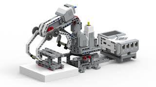 Манипулятор с тремя степенями свободы. Инструкция по сборке. LEGO EV3.