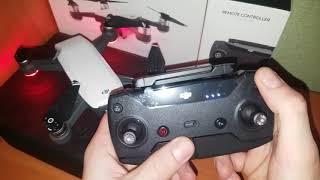 DJI Spark Remote Controller, распаковка, подключение