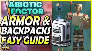 ABIOTIC FACTOR Get More Inventory Space! Best Early Armor And Bigger Back Packs Guide!