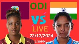 India Womens Vs West Indies Womens Odi Match ||India Womens Vs West Indies Womens 1st Odi Match Live