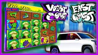 WE PLAYED the slot EAST COAST vs WEST COAST... | Nolimit City (Stake Casino)