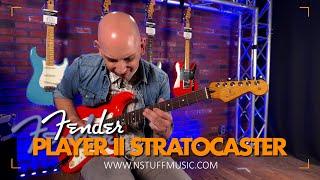 The All-New Fender Player II Stratocaster -Rosewood Fretboard!