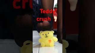 #crush #teddybear #odlysatisfying #asmr #crushing #youtubeshorts Sandals high heels @pantyhose