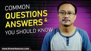 Common Questions and Answers in Cambodian You Should Know