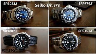 Seiko Diver Comparison - SKX007, SRPF79, SPB083, SPB101