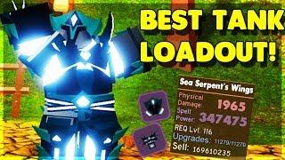 *INSANE* BEST TANK LOADOUT! 5M+ HP! (ROBLOX DUNGEON QUEST)