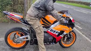 2007 HONDA CBR1000RR-7 FIREBLADE REPSOL TEST RIDE