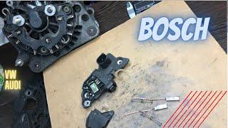 volkswagen Audi Bosch Alternator Generator replaced the regulator brushes ,Reglerbürsten getauscht