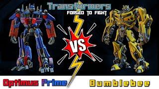 Transformers: Forged to Fight | 1v1 | Optimus prime vs Bumblebee fight  #Shorts