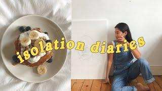 vlog | days at home, college, art