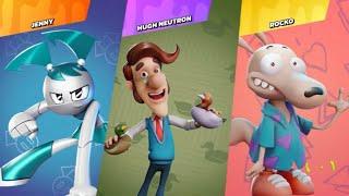 Nickelodeon All-Star Brawl Jenny(CPU) vs Hugh Neutron(CPU) vs Rocko(CPU)