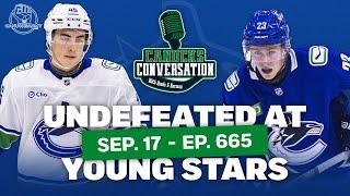 Canucks go undefeated at Young Stars ft. Dave Hall | Canucks Conversation LIVE