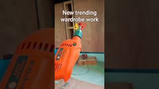 new trending wardrobe work #shortsvideo #constructionchannel