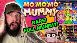 AMAZING Jackpot on MIN BET!  FULL SCREEN MUMMY!  All New Mo' Mo' Mo' Mummy!