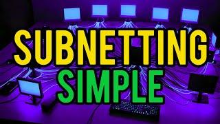 Subnetting Made Simple: Easy Visual Guide for Everyone!" ADHD Friendly!